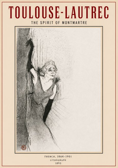 Toulouse-Lautrec The Spirit of Montmartre No4 - Plakat