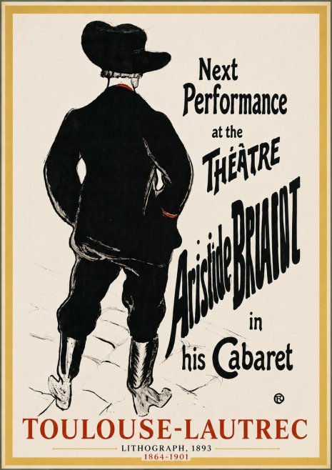 Toulouse-Lautrec Next Performance at the Théâtre Aristide Bruant in His Cabaret No4 - Plakat