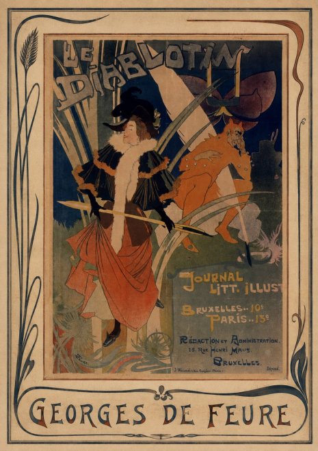 Georges de Feure Le Diablotin I No3 - Plakat