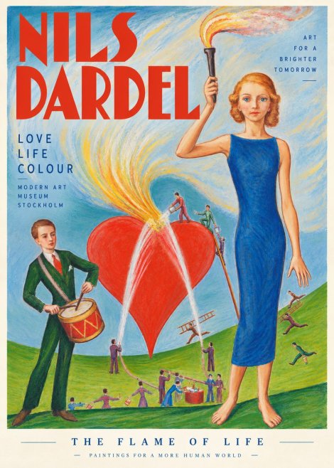 Nils Dardel The Flame of Life No3 - Plakat