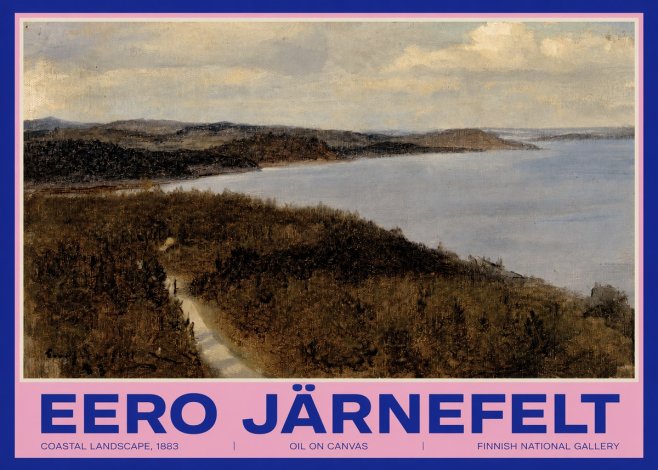Eero Järnefelt Coastal Landscape, 1883 No3 - Plakat