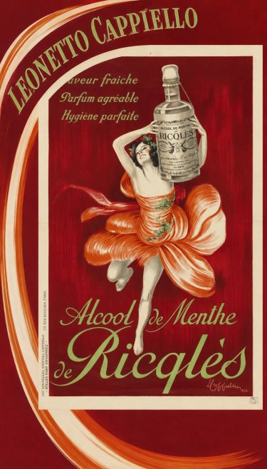Leonetto Cappiello Alcool De Menthe De Ricqlès I No3 - Plakat