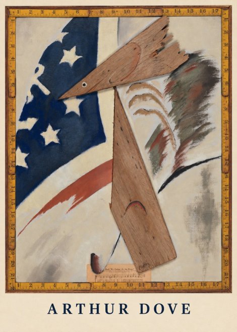 Arthur Dove The Flag No5 - Plakat