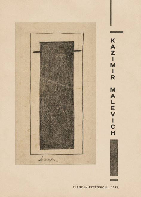 Kazimir Malevich Plane in Extension No2 - Plakat
