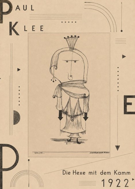 Paul Klee Die Hexe Mit Dem Kamm No5 - Plakat