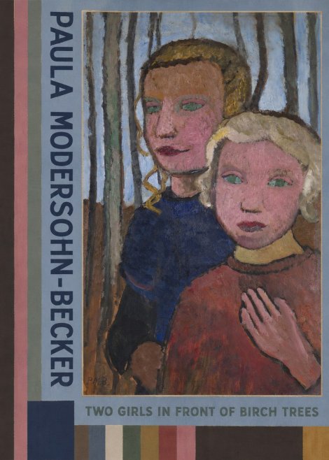 Paula Modersohn-Becker Two Girls in Front of Birch Trees No2 - Plakat
