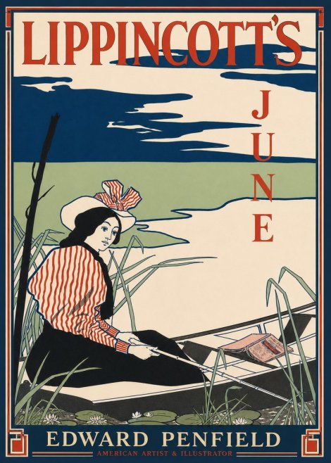 Edward Penfield Lippincott's June No4 - Plakat