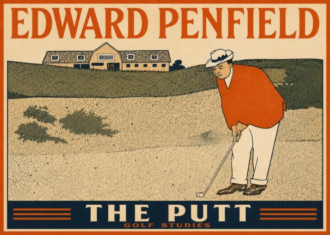 Edward Penfield The Putt No4 - Plakat