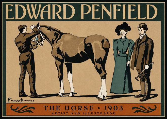 Edward Penfield The Horse No3 - Plakat