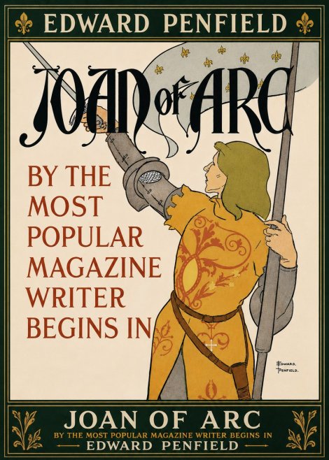 Edward Penfield Joan of Arc No6 - Plakat