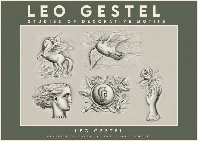 Leo Gestel Studies of Decorative Motifs No2 - Plakat