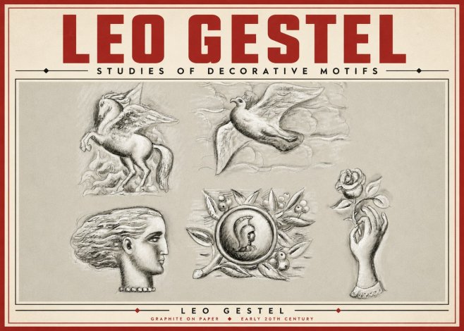 Leo Gestel Studies of Decorative Motifs No5 - Plakat