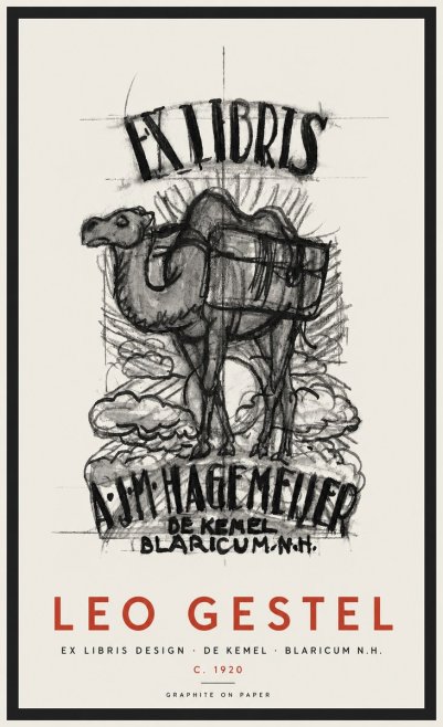 Leo Gestel Ex Libris Design No2 - Plakat