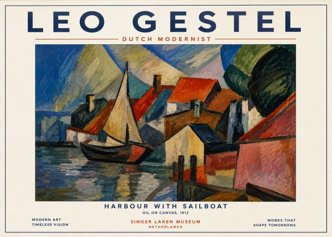 Leo Gestel The Quiet Moment No5 - Plakat