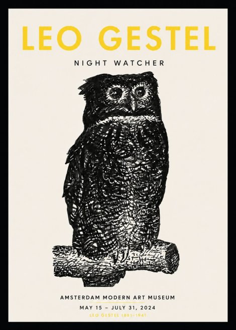 Leo Gestel Night Watcher No6 - Plakat