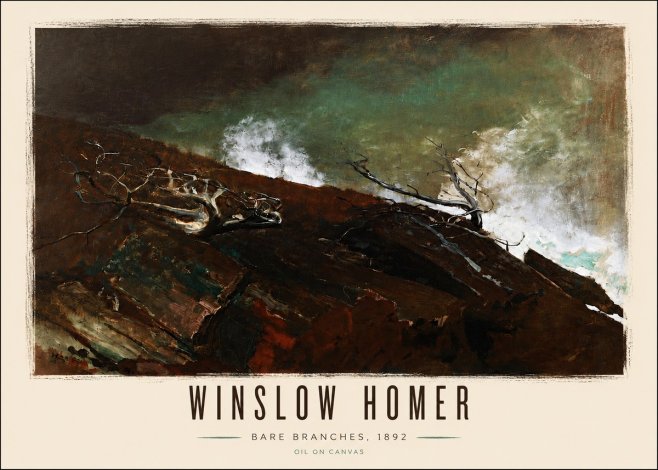 Winslow Homer Bare Branches, 1892 No6 - Plakat