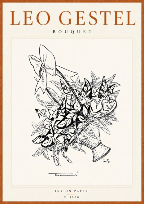 Leo Gestel Bouquet No6 - Plakat