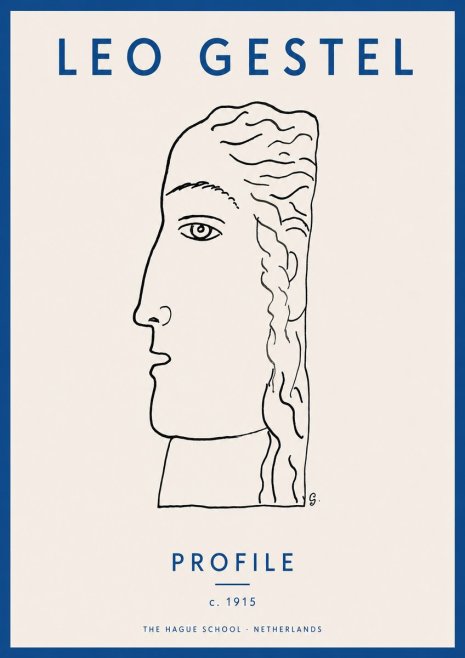 Leo Gestel Profile No2 - Plakat