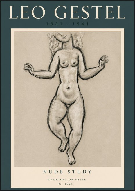Leo Gestel Nude Study No4 - Plakat