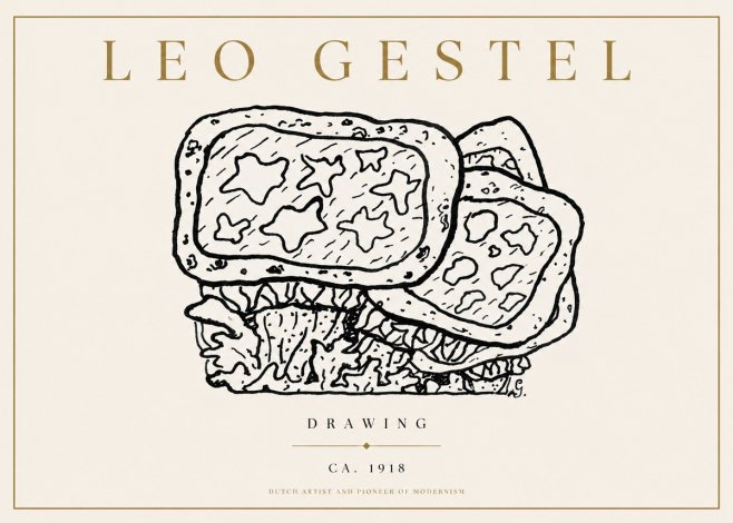 Leo Gestel Drawing Ca. 1918 No3 - Plakat