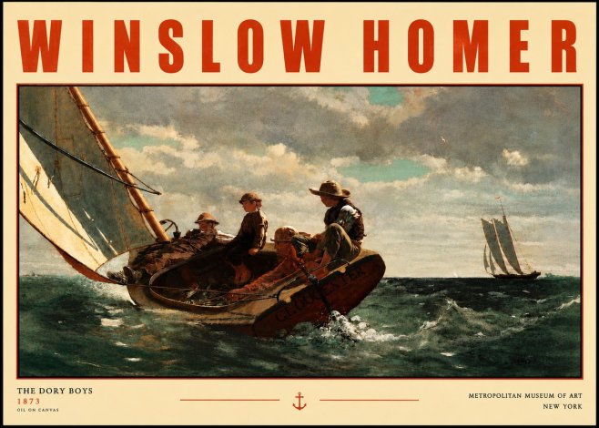 Winslow Homer The Dory Boys No4 - Plakat