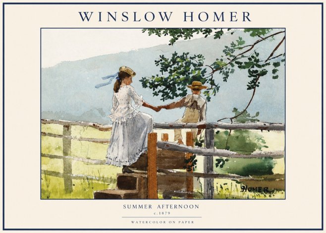 Winslow Homer Summer Afternoon No3 - Plakat