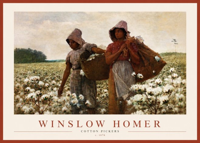 Winslow Homer Cotton Pickers No1 - Plakat