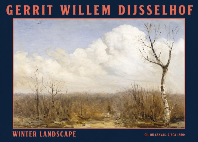 Gerrit Willem Dijsselhof Winter Landscape No2 - Plakat