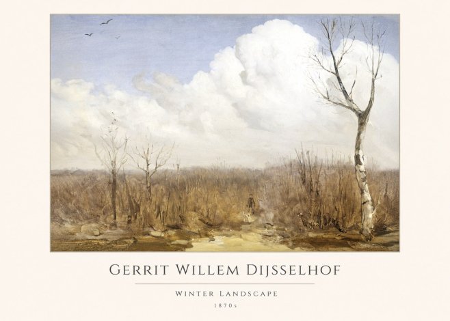 Gerrit Willem Dijsselhof Winter Landscape No4 - Plakat