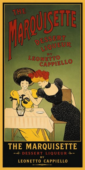 Leonetto Cappiello The Marquisette Dessert Liqueur No2 - Plakat
