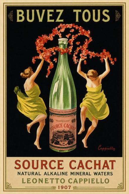 Leonetto Cappiello Source Cachat No6 - Plakat