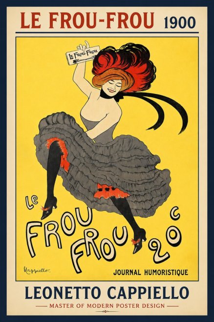 Leonetto Cappiello Le Frou-frou No2 - Plakat