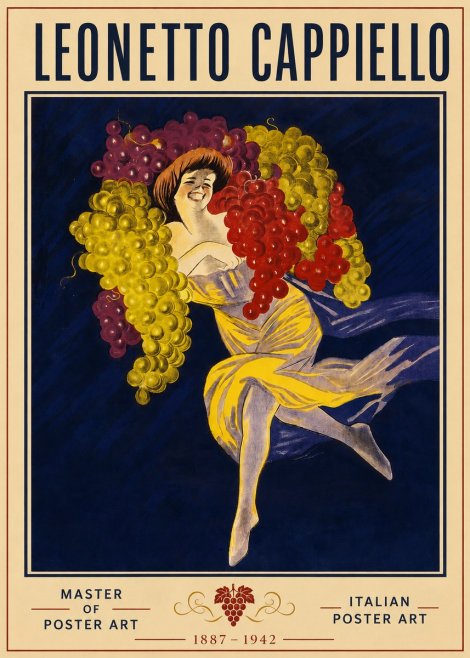 Leonetto Cappiello Master of the Vintage Poster No3 - Plakat