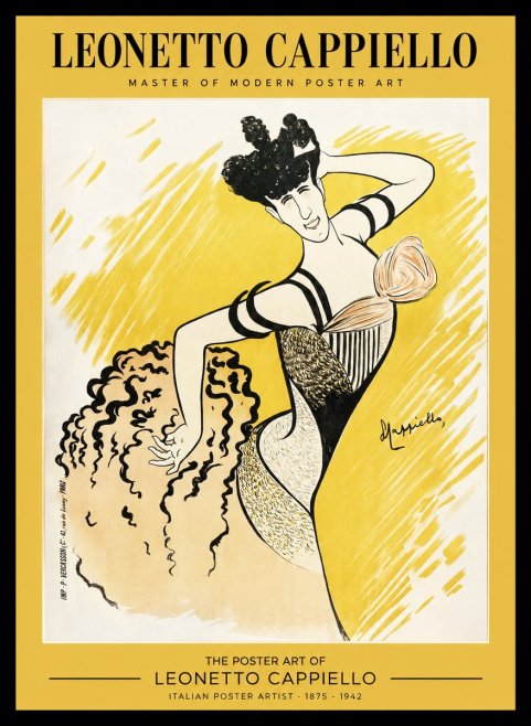Leonetto Cappiello The Dancer No1 - Plakat