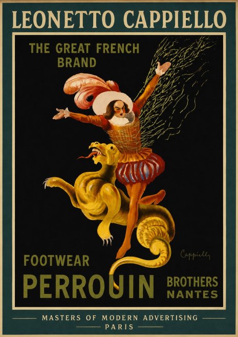 Leonetto Cappiello Footwear Perrouin No4 - Plakat
