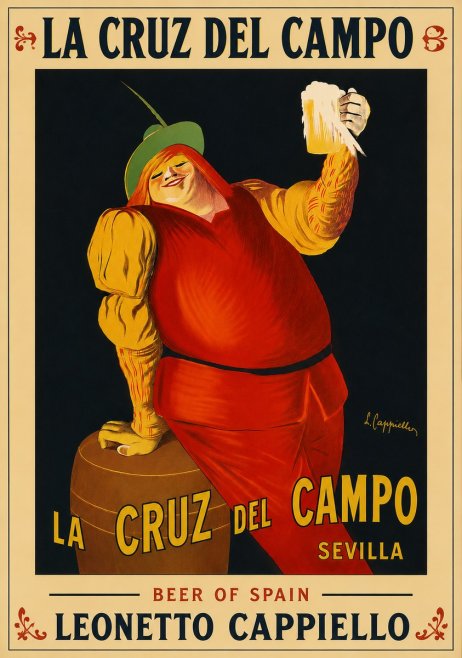 Leonetto Cappiello La Cruz Del Campo No5 - Plakat