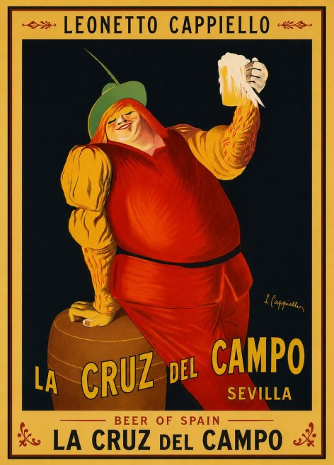 Leonetto Cappiello La Cruz Del Campo No6 - Plakat