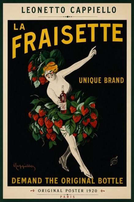 Leonetto Cappiello La Fraisette No5 - Plakat