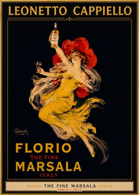 Leonetto Cappiello Florio the Fine Marsala No4 - Plakat