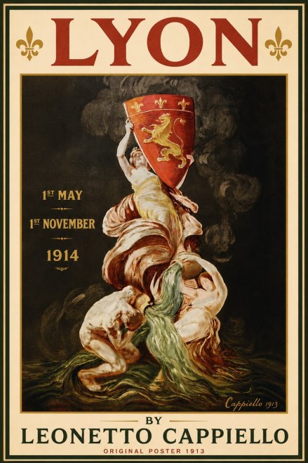 Leonetto Cappiello Lyon No5 - Plakat
