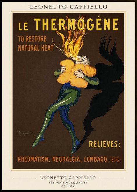 Leonetto Cappiello Le Thermogène No1 - Plakat
