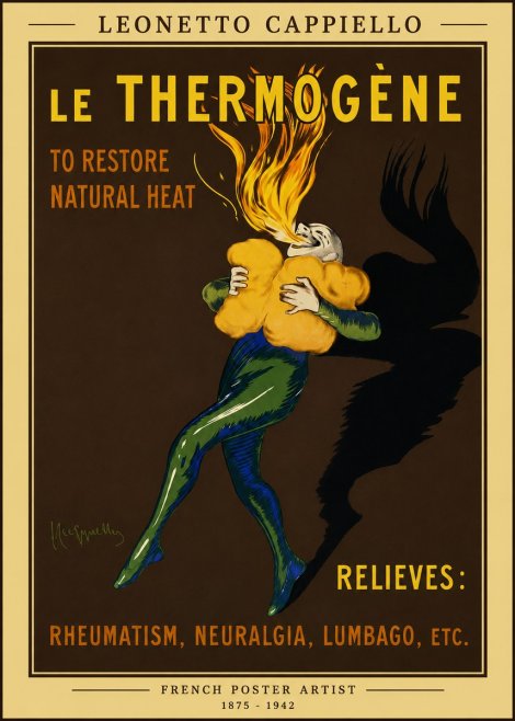 Leonetto Cappiello Le Thermogène No3 - Plakat