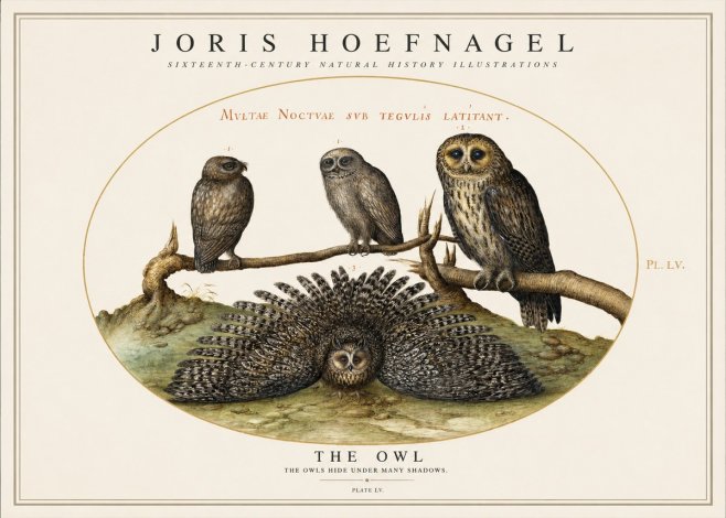 Joris Hoefnagel Noctva Volat No5 - Plakat