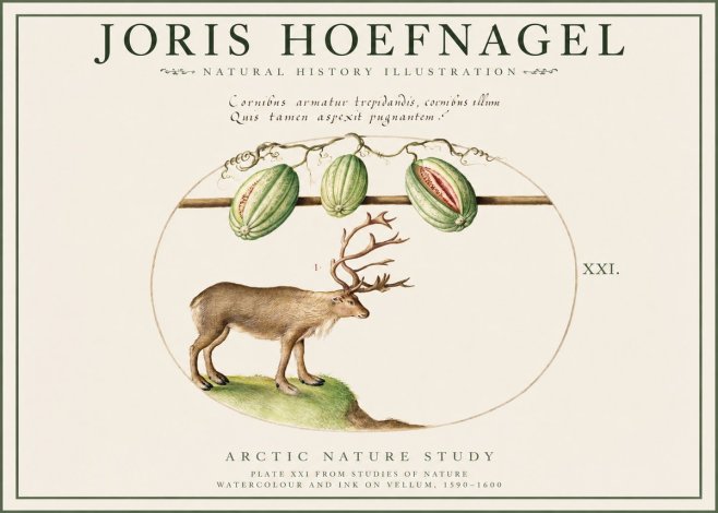 Joris Hoefnagel Arctic Nature Study No1 - Plakat