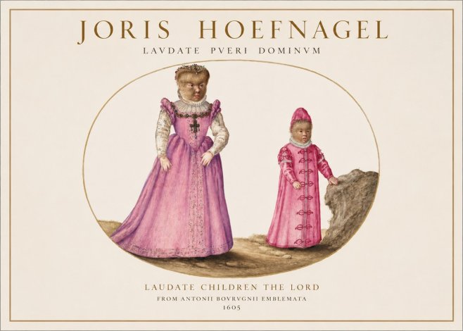 Joris Hoefnagel Laudate Pueri Dominum No3 - Plakat