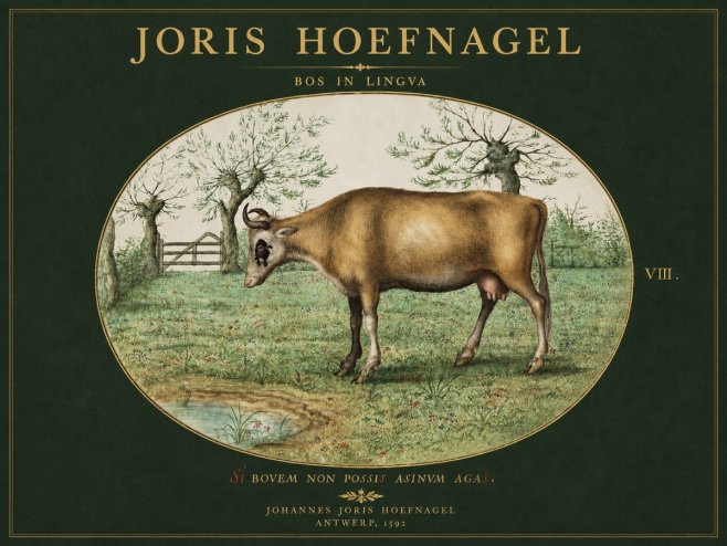 Joris Hoefnagel Bos in Lingva No3 - Plakat