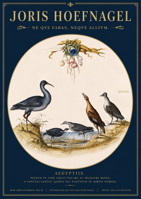 Joris Hoefnagel Aegyptiis. No4 - Plakat