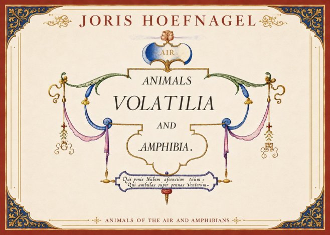 Joris Hoefnagel Animals Volatilia and Amphibia. No6 - Plakat