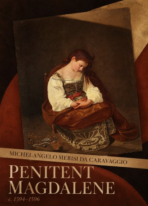 Michelangelo Merisi da Caravaggio Penitent Magdalene No5 - Plakat