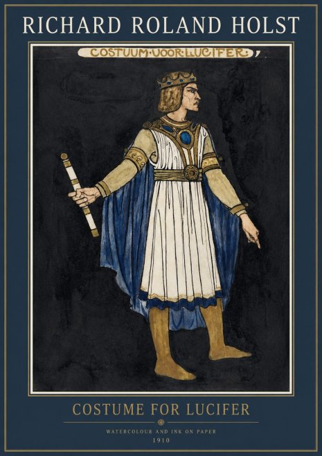 Richard Roland Holst Costume for Lucifer No2 - Plakat